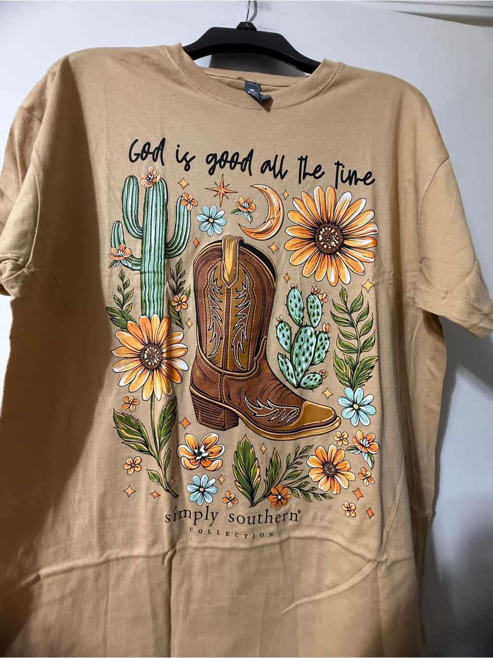 NWT Simply Southern God is Good t-shirt Size L - Picture 2 of 3